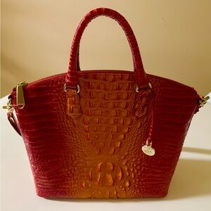Brahmin Large Duxbury Satchel.  Grapefruit Ombré Melbourne. Only used twice.